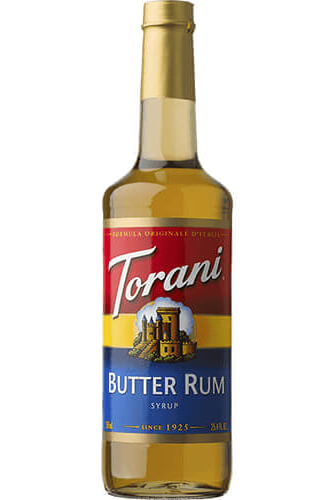 Butter Rum Syrup Bottle