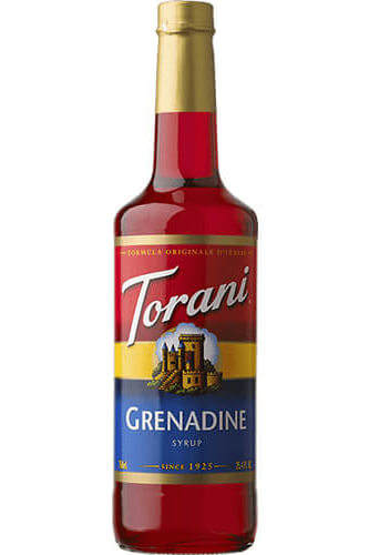 Grenadine Syrup Bottle