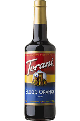 Blood Orange Syrup Bottle
