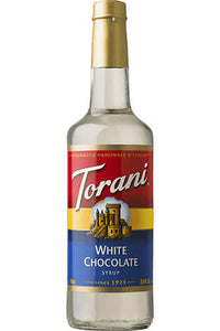 White Chocolate (Chocolate Bianco) Syrup Bottle