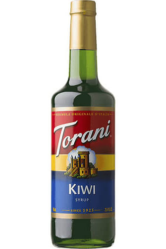 Kiwi Syrup Bottle
