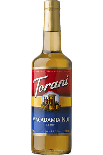 Macadamia Nut Syrup Bottle