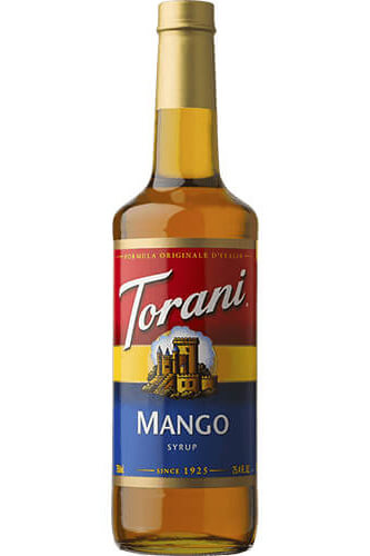 Mango Syrup Bottle