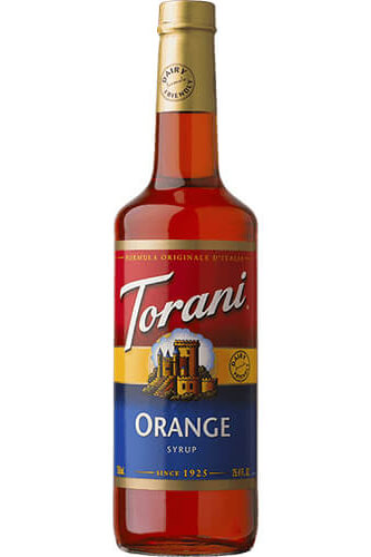 Orange Syrup Bottle