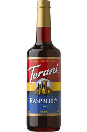Raspberry Syrup Bottle