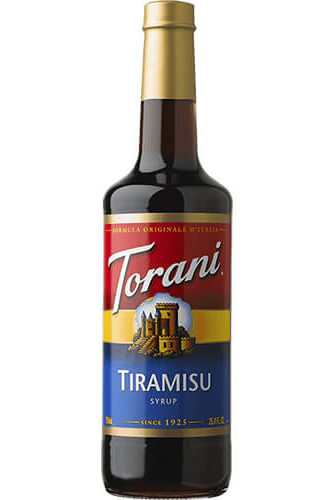 Tiramisu Syrup Bottle