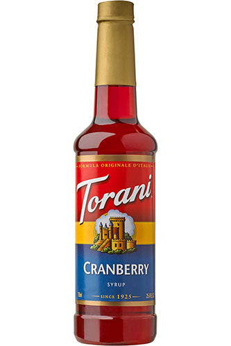 Cranberry Syrup bottle